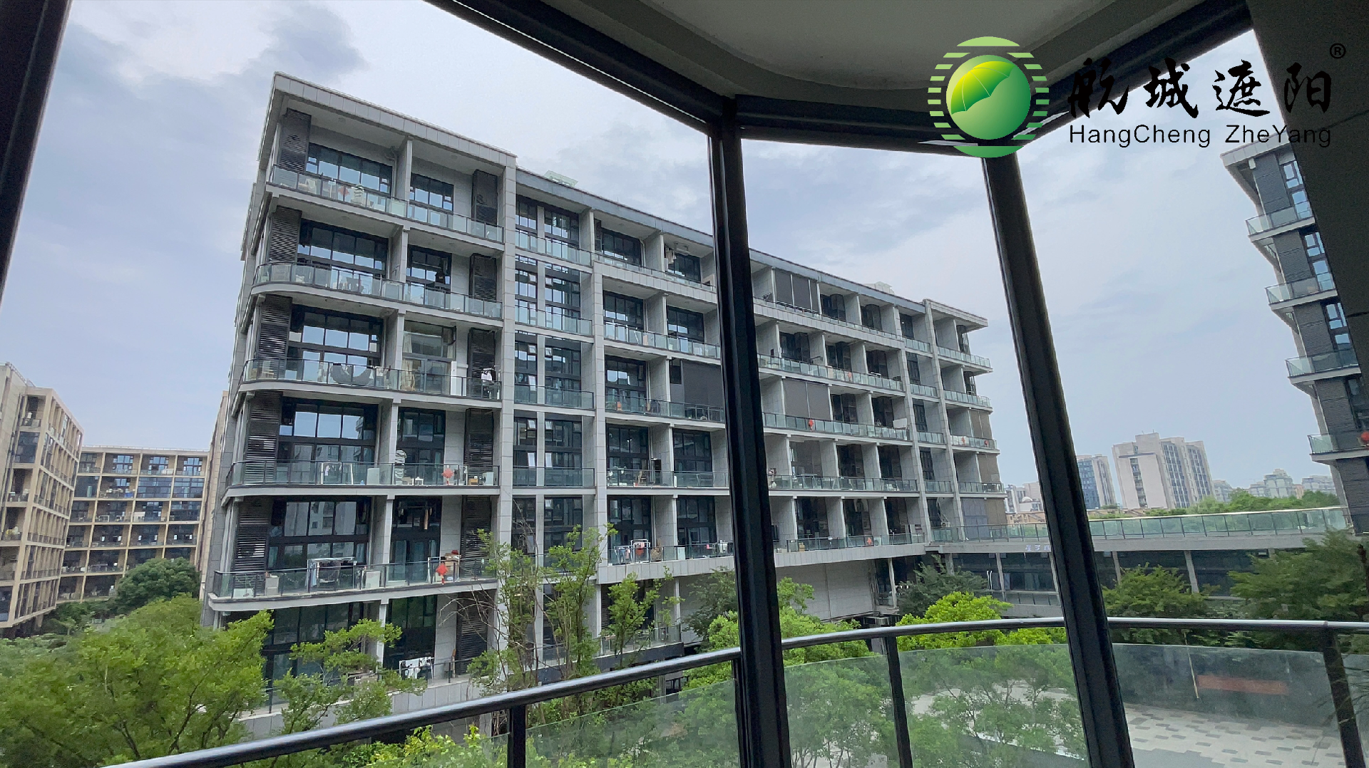 杭州中南未來里防風卷簾案例