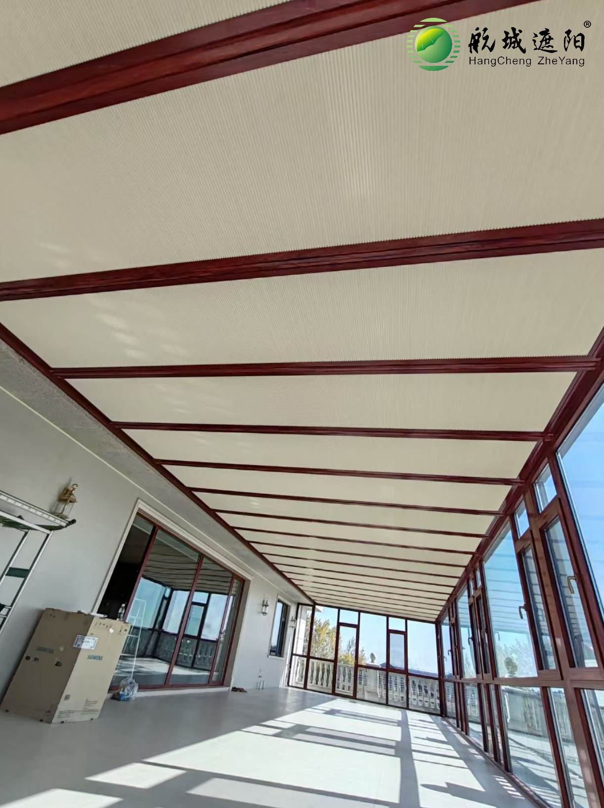 航城遮陽蜂巢簾